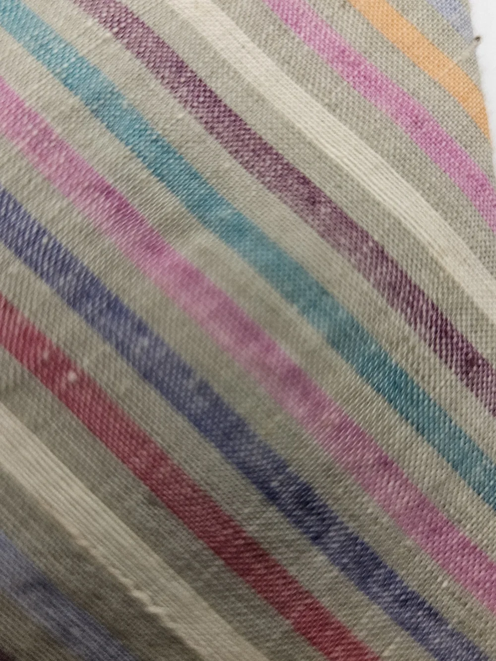 Cotton Striped Pastel Multicolor Men's Tie -By Pen West #4106